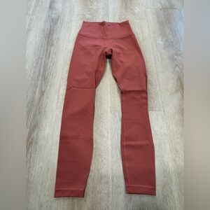 lululemon athletica Rust Leggings